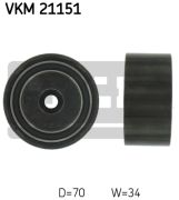 SKF VKM21151 Паразитный / Ведущий ролик, зубчатый ремень на автомобиль AUDI A8