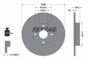 TEXTAR T92169203 Тормозной диск