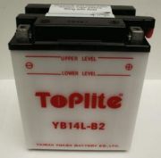 TOPLITE  12V,14Ah,д. 135, ш. 91, в.167, объем 0,85, вес 4,5 кг,без электролита