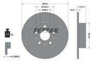 TEXTAR T92095300 Тормозной диск