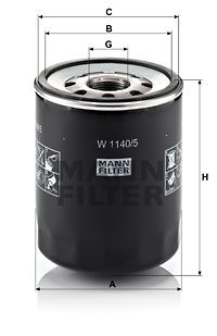 MFW11405 MANN Масляный фильтр для IVECO TURBOSTAR