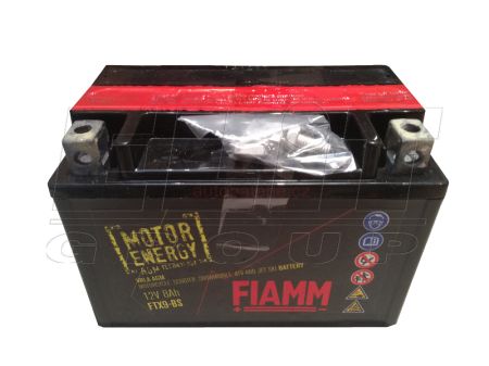 FTX9-BS FIAMM 12V,8Ah,д. 152, ш. 88, в.106, электролит в к-те, вес 3,2 кг,CCA(-18C):120 купити дешево