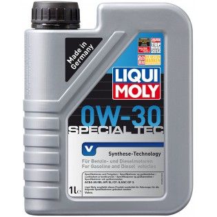 LIM2852 LIQUI MOLY Моторное масло LEICHTLAUF SPECIAL TEC V 0W-30  (ACEA A5-08/B5-08, API SL/CF, ILSAC GF-3) 1Л купити дешево