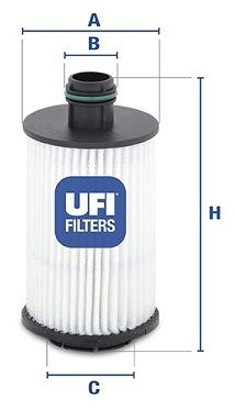 2508800 UFI Масляный фильтр для CHEVROLET ORLANDO