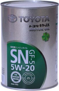 TOY 08880-10606 TOYOTA Моторное масло Toyota Motor Oil SN GF-5 / 5W20 / 1л. / 08880-10606 купить дешево