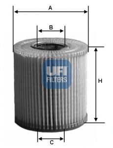 2507100 UFI Масляный фильтр для HYUNDAI MATRIX