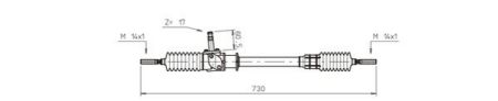 GR FI4006 GR Рейка усилителя рулевого механизма (Возможно восстановленное изделие) купити дешево