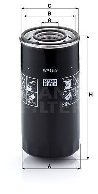 MFWP1169 MANN Масляный фильтр для IVECO POWERSTAR