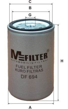 DF694 MFILTER Топливный фильтр купити дешево