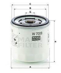 MFW7008 MANN Масляный фильтр для FORD B-MAX