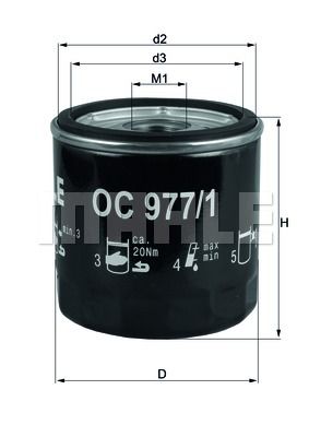 OC9771 KNECHT Масляный фильтр для AUDI Q2