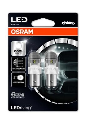 OSR 1557CW OSRAM Автомобильная лампа OSRAM 2W 12V BAY15D BLI2       купити дешево