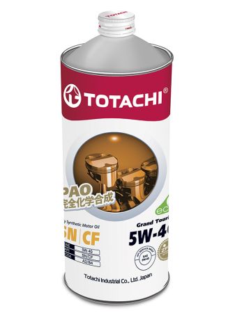 TTCH 5W40/1 GT TOTACHI Моторное масло Totachi Grand Touring 5W-40 (PAO) /1л./ купить дешево
