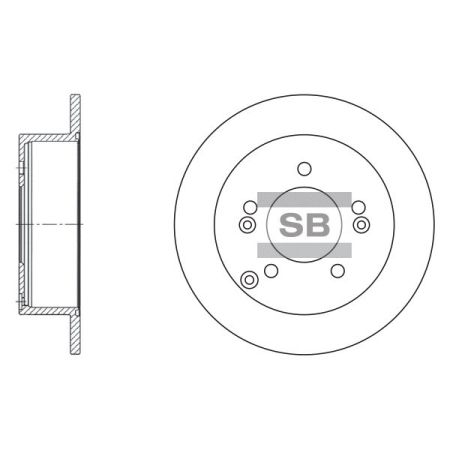 SB SD1024 SANGSIN шт. Тормозной диск купити дешево