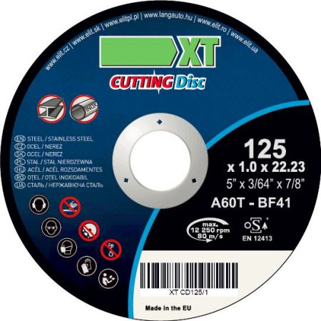 XT CD125/1 XT Отрезной диск по металлу 125x1 mm купить дешево