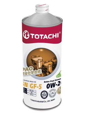 TTCH 0W20/1 TOTACHI Моторное масло Totachi Extra Fuel Economy 0W-20 (PAO) / 1л. / купить дешево
