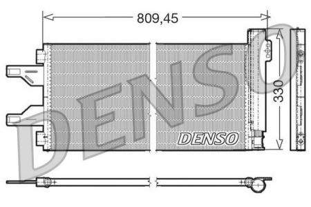 DEN DCN07050 DENSO Радіатор кондиціонера купити дешево