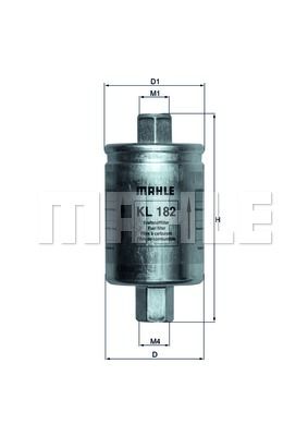 KL182 KNECHT Топливный фильтр купити дешево