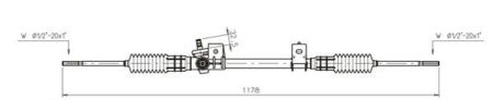 GR FO4021 GR Рейка усилителя рулевого механизма (Возможно восстановленное изделие) купити дешево