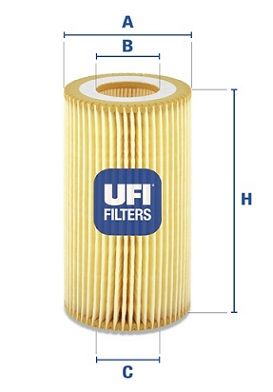 2500300 UFI Масляный фильтр для SAAB 9-3