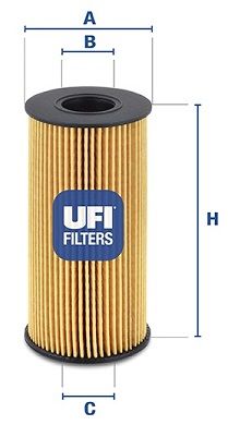 2509400 UFI Масляный фильтр для RENAULT GRAND