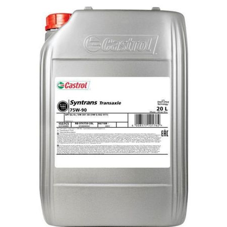 CAS 20-20 TAF-X CASTROL Трансмиссионное масло Castrol Syntrans Transaxle / 75w90 / 20л. / ( API GL-4+ ) купити дешево