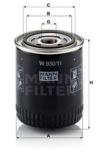 MFW93011 MANN Масляный фильтр для FORD GRANADA