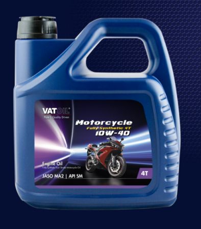 VAT 12-4 4T FS VATOIL Масло мотоциклетное Vatoil Motorcycle 4T full synthetic   10W40  / 4л. / (API SM, JASO MA2) купити дешево