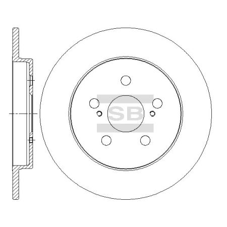SB SD4060 SANGSIN шт. Тормозной диск купить дешево