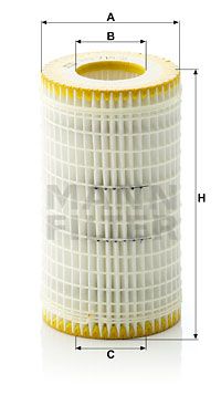 MFHU7185X MANN Масляный фильтр для MERCEDES BENZ R-CLASS