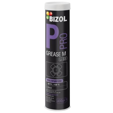 BIZOL 32050 BIZOL BIZOL Pro Grease M Li 03 литиевая смазка с графитом для средненагруженных подшипников 0,4ml купити дешево