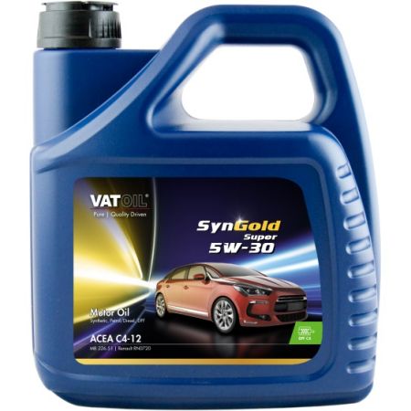 VAT 10-4 SUPER VATOIL Масло моторное Vatoil SynGold Super 5W30 / 4л. / (ACEA C4-12, C3-12, Renault RN0720) купити дешево