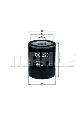 OC229 KNECHT Масляный фильтр для PORSCHE 911