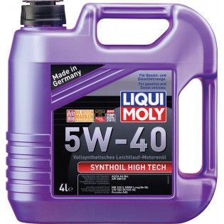 LIM1915 LIQUI MOLY Моторное масло SAE 5W-40 SYNTHOIL HIGH TECH (API SM/CF;ACEA A3-04/B4-04, MB 229.3) 4л купить дешево