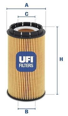 2505300 UFI Масляный фильтр для HYUNDAI SANTA