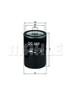 OC460 KNECHT Масляный фильтр для JAGUAR S-TYPE