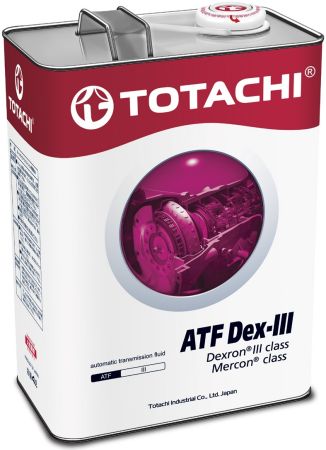 TTCH ATF D-III/4 TOTACHI Трансмиссионное масло Totachi ATF Dex – III (Synthetic) /4л./ купить дешево