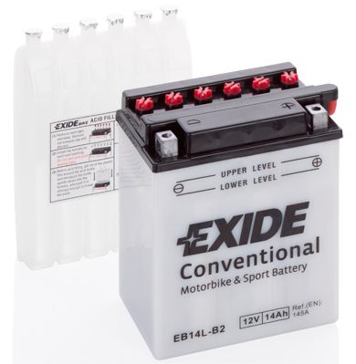 EXI EB14L-B2 EXIDE Акумулятор EXIDE Стандарт [12B] 14 Ah/  134x89x166 (ДхШхВ) CCA 145 купить дешево