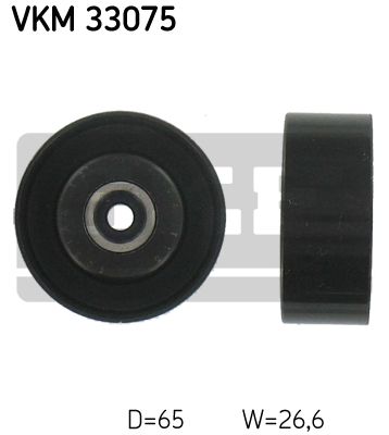 VKM 33075 SKF Паразитный / ведущий ролик, поликлиновой ремень купити дешево
