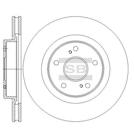 SB SD4801 SANGSIN шт. Тормозной диск купить дешево