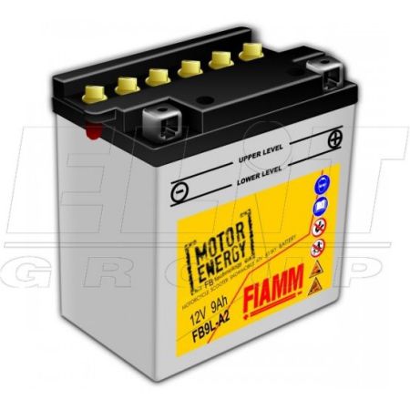 FB9L-A2 FIAMM 12V,9Ah,д. 135, ш. 75, в.140, объем 0,6, вес 3,1 кг,CCA(-18C):90,электролит в к-те купить дешево