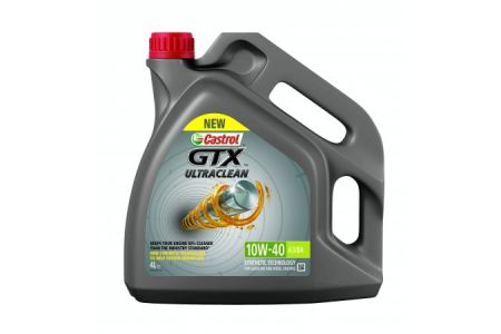 CAS GTX 10W40/4L CASTROL Моторное масло CASTROL GTX ULTRACLEAN / 10W40 / 4л. /( ACEA A3/B4 ) купити дешево